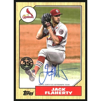 2022 Topps '87 Topps Autographs #87BAJF Jack Flaherty S2