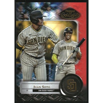 2022 Topps Gold Label Class 3 Red #64 Juan Soto