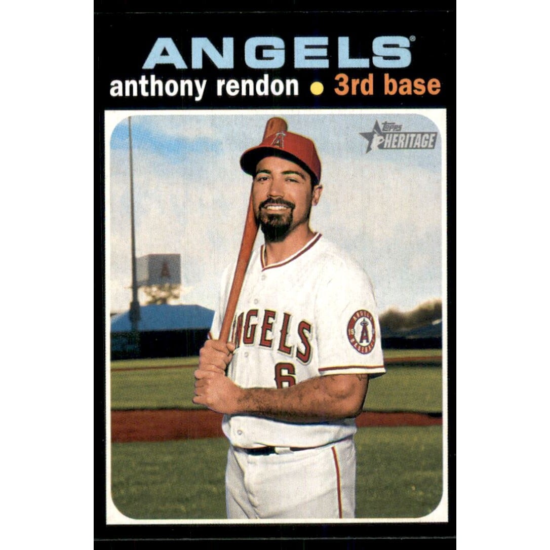 2020 Topps Heritage Missing Signature Variations #553 Anthony Rendon. rookie card picture