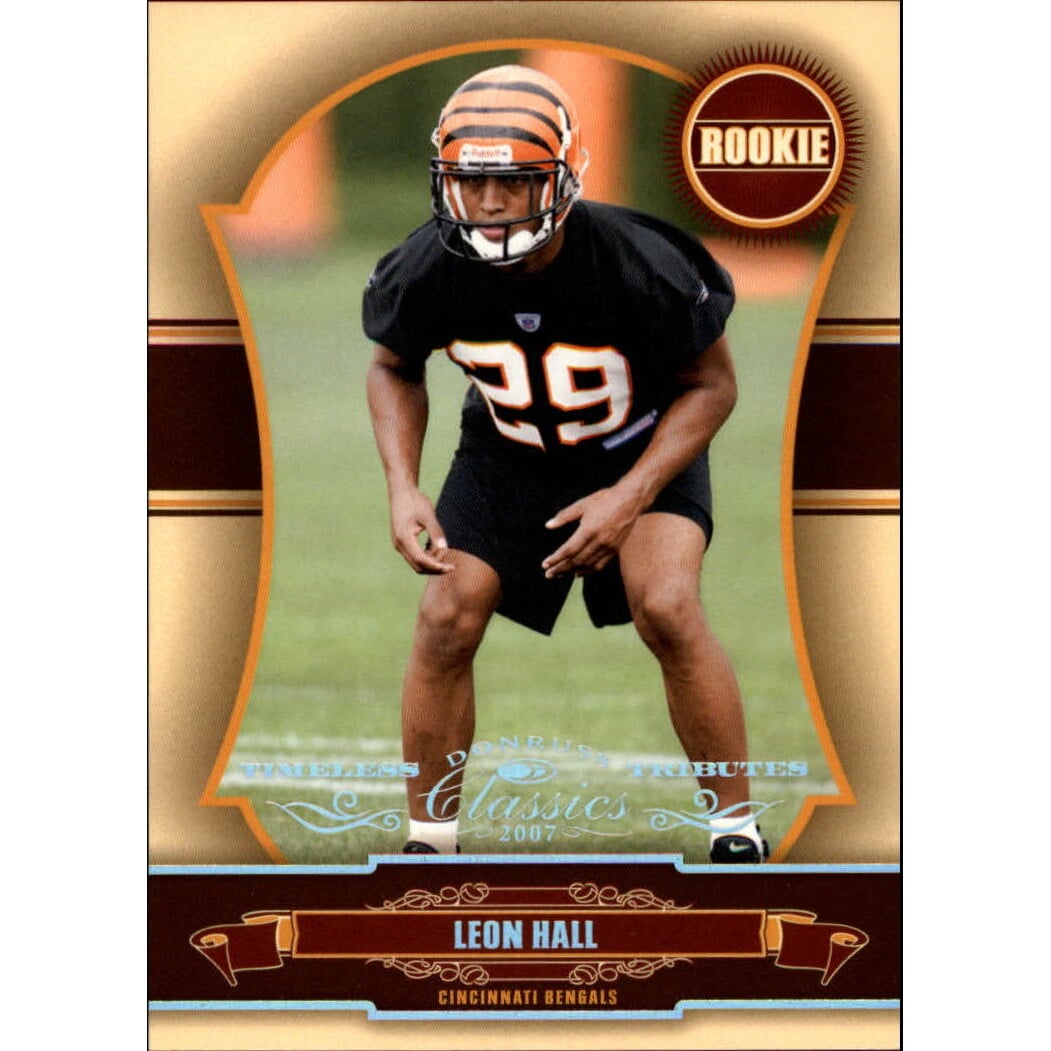 2007 Donruss Classics Timeless Tributes Silver #211 Leon Hall. rookie card picture