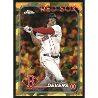 2024 Topps Chrome Sapphire Gold Refractors #22 Rafael Devers