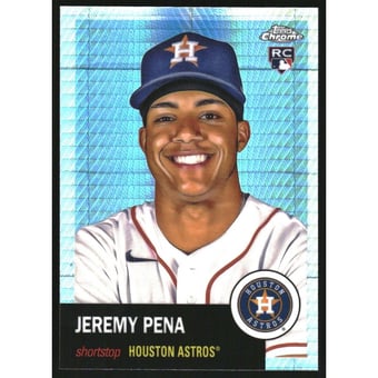 2022 Topps Chrome Platinum Anniversary Prism Refractors #377 Jeremy Pena