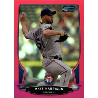 2013 Bowman Chrome Magenta Refractors #99 Matt Harrison