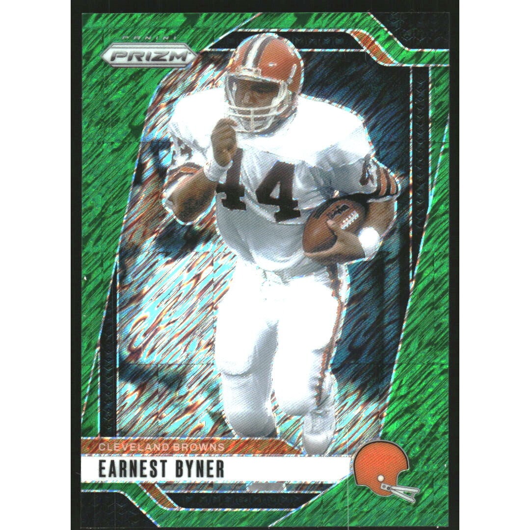2024 Panini Prizm Prizms Green Shimmer #70 Earnest Byner. rookie card picture