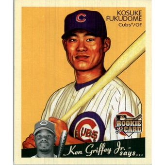 2008 Upper Deck Goudey Mini Green Backs #36 Kosuke Fukudome