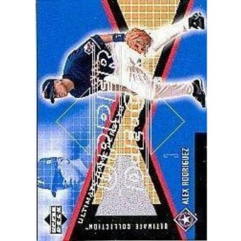 2002 Ultimate Collection Game Jersey Tier 2 Gold #AR Alex Rodriguez