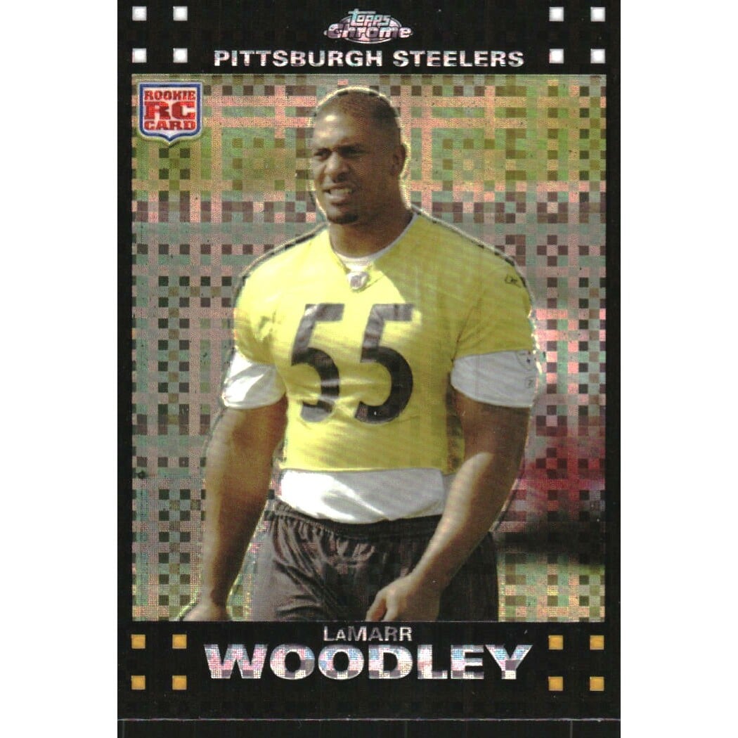 2007 Topps Chrome Xfractors #TC236 LaMarr Woodley. rookie card picture