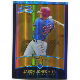 2001 Bowman Chrome Gold Refractors #200 Jason Jones