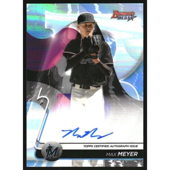 2020 Bowman's Best Best of '20 Autographs Refractors #B20MME Max Meyer