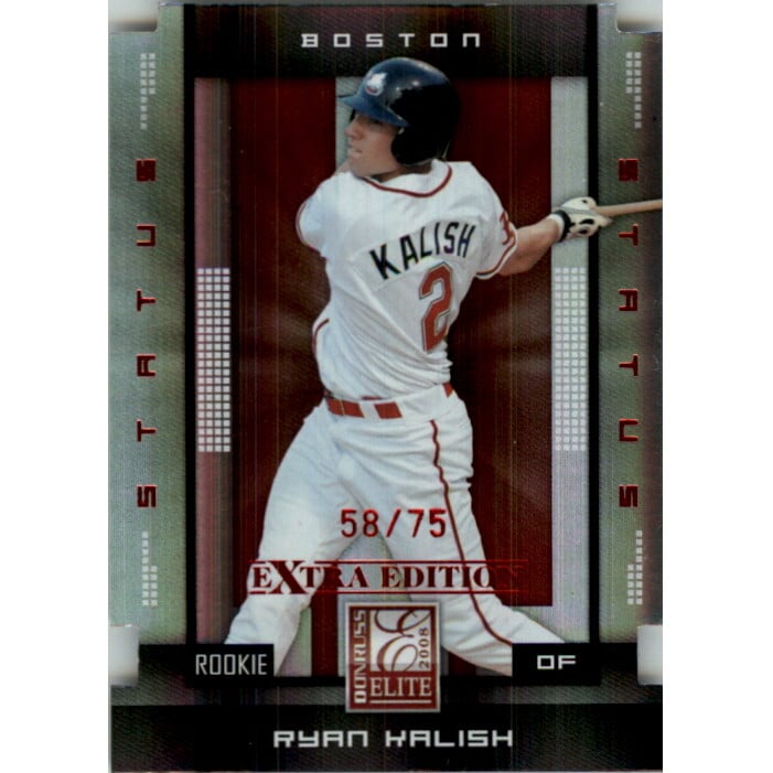 2008 Donruss Elite Extra Edition Status #158 Ryan Kalish. rookie card picture