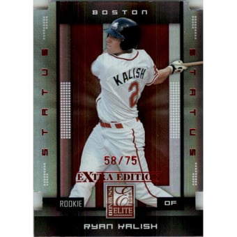 2008 Donruss Elite Extra Edition Status #158 Ryan Kalish