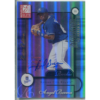 2003 Donruss Elite Recollection Autographs #8 Angel Berroa 01/28