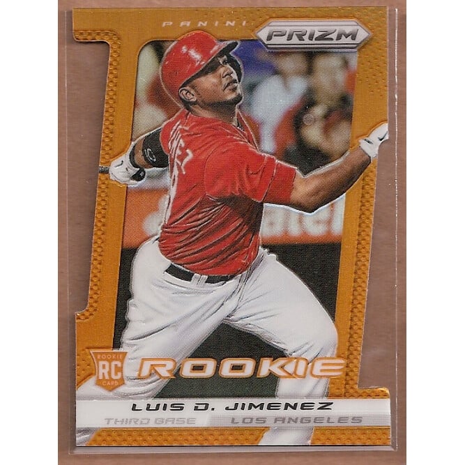 2013 Panini Prizm Prizms Orange Die-Cut #215 Luis D. Jimenez