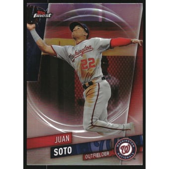 2019 Finest Refractors #67 Juan Soto
