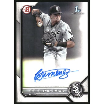 2022 Bowman Prospect Autographs #PPAEJZ Enoy Jimenez