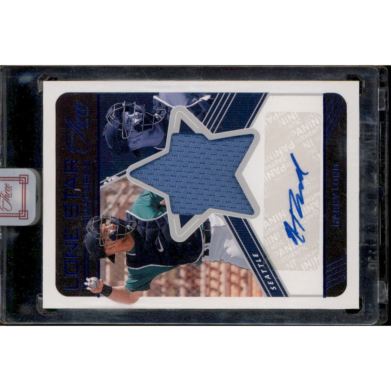 2022 Panini Three and Two Lone Star Signatures Full Count #11 Harry Ford. rookie card picture
