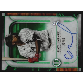 2022 Topps Tribute Autographs Green #TAEJ Eloy Jimenez