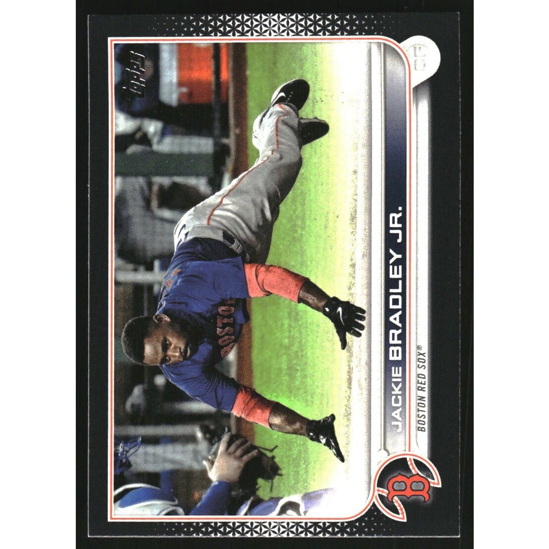 2022 Topps Black #398 Jackie Bradley Jr.. rookie card picture