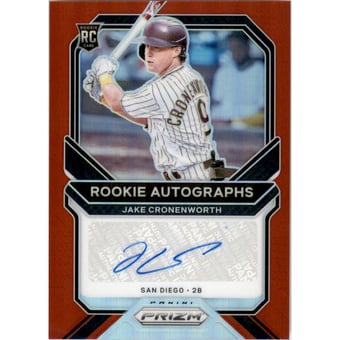 2021 Panini Prizm Rookie Autographs Prizms Red #43 Jake Cronenworth/99
