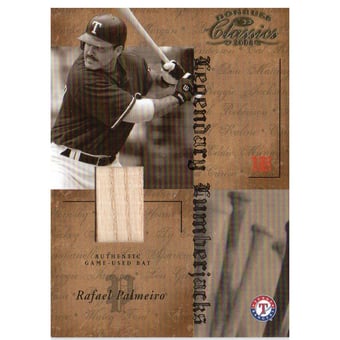 2004 Donruss Classics Legendary Lumberjacks Material #51 Rafael Palmeiro/100
