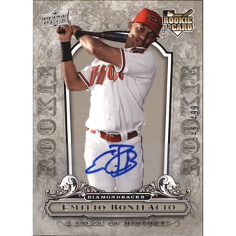 2008 UD A Piece of History Rookie Autographs #101 Emilio Bonifacio/499