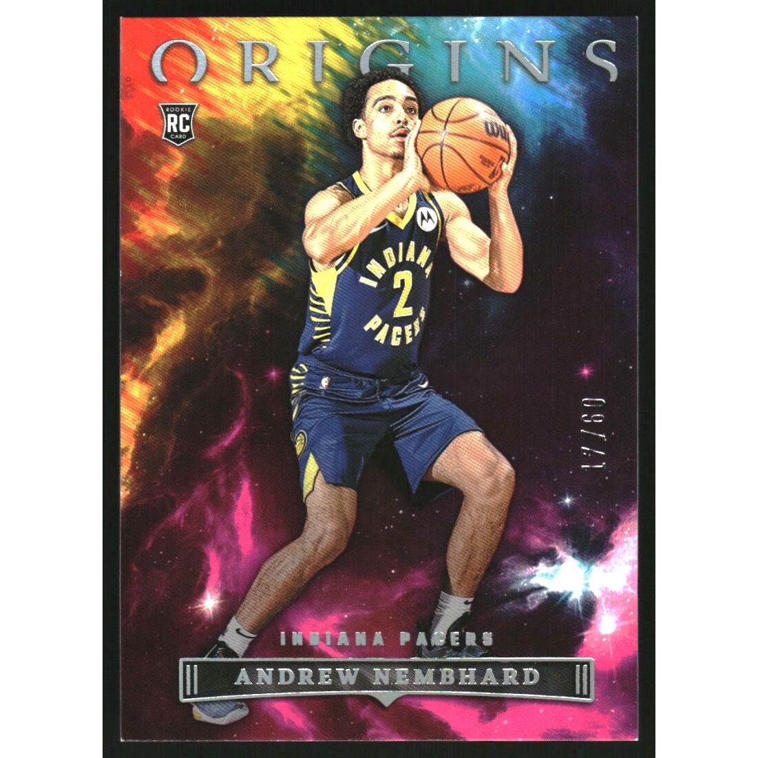 2022-23 Panini Origins Pink #18 Andrew Nembhard 2022-23 Panini Origins Pink #18 Andrew Nembhard