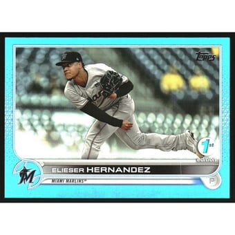 2022 Topps 1st Edition Light Blue #9 Elieser Hernandez