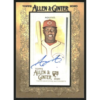 2020 Topps Allen and Ginter Framed Mini Autographs #MAAA Aristides Aquino