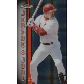 1999 Finest Peel and Reveal Hyperplaid #2 Mark McGwire