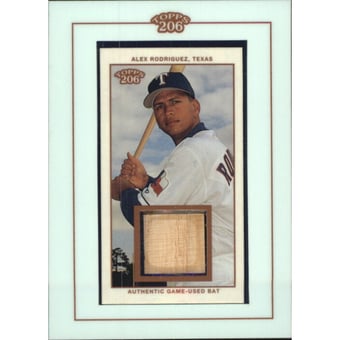 2002 Topps 206 Relics #AR2 Alex Rodriguez Bat D2