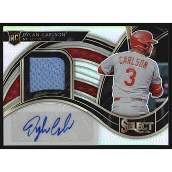 2021 Select Rookie Jersey Autographs Holo #19 Dylan Carlson