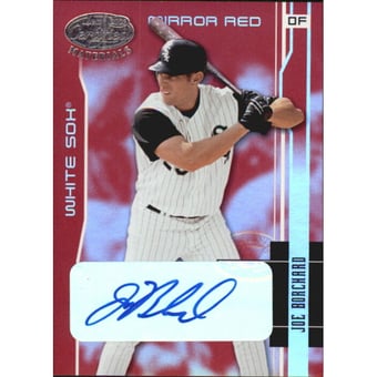 2003 Leaf Certified Materials Mirror Red Autographs #37 Joe Borchard/15