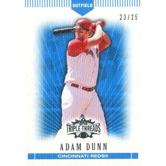 2007 Topps Triple Threads Sapphire #8 Adam Dunn