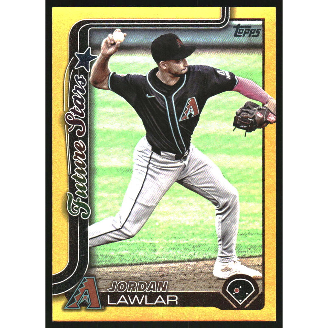 2025 Topps Gold Rainbow Foil #452 Jordan Lawlar 2025 Topps Gold Rainbow Foil #452 Jordan Lawlar