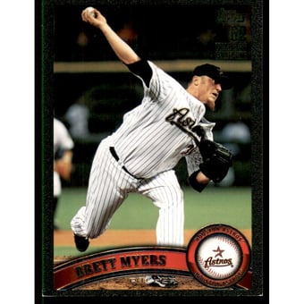 2011 Topps Black #428 Brett Myers