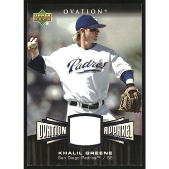 2006 Upper Deck Ovation Apparel #KG Khalil Greene Jsy