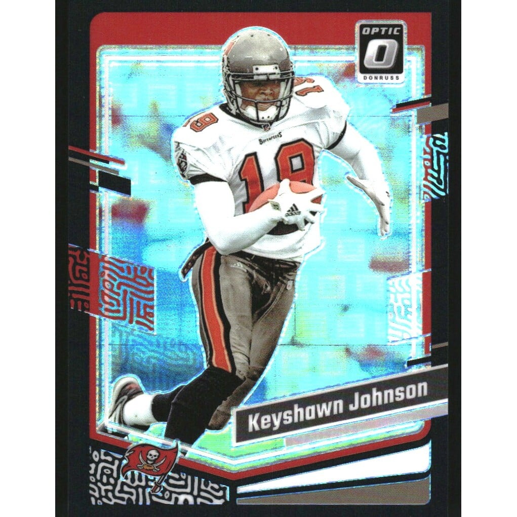 2023 Donruss Optic Black Pandora #184 Keyshawn Johnson. rookie card picture
