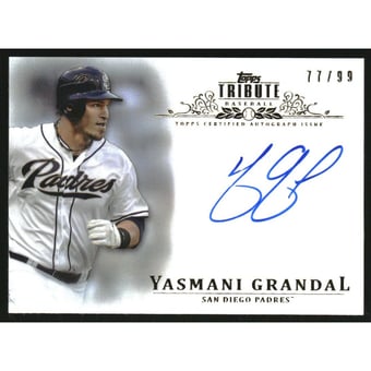 2013 Topps Tribute Autographs #YG2 Yasmani Grandal