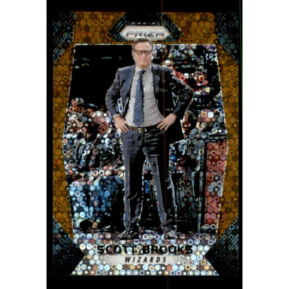 2017-18 Panini Prizm Prizms Fast Break Bronze #140 Scott Brooks CO. rookie card picture