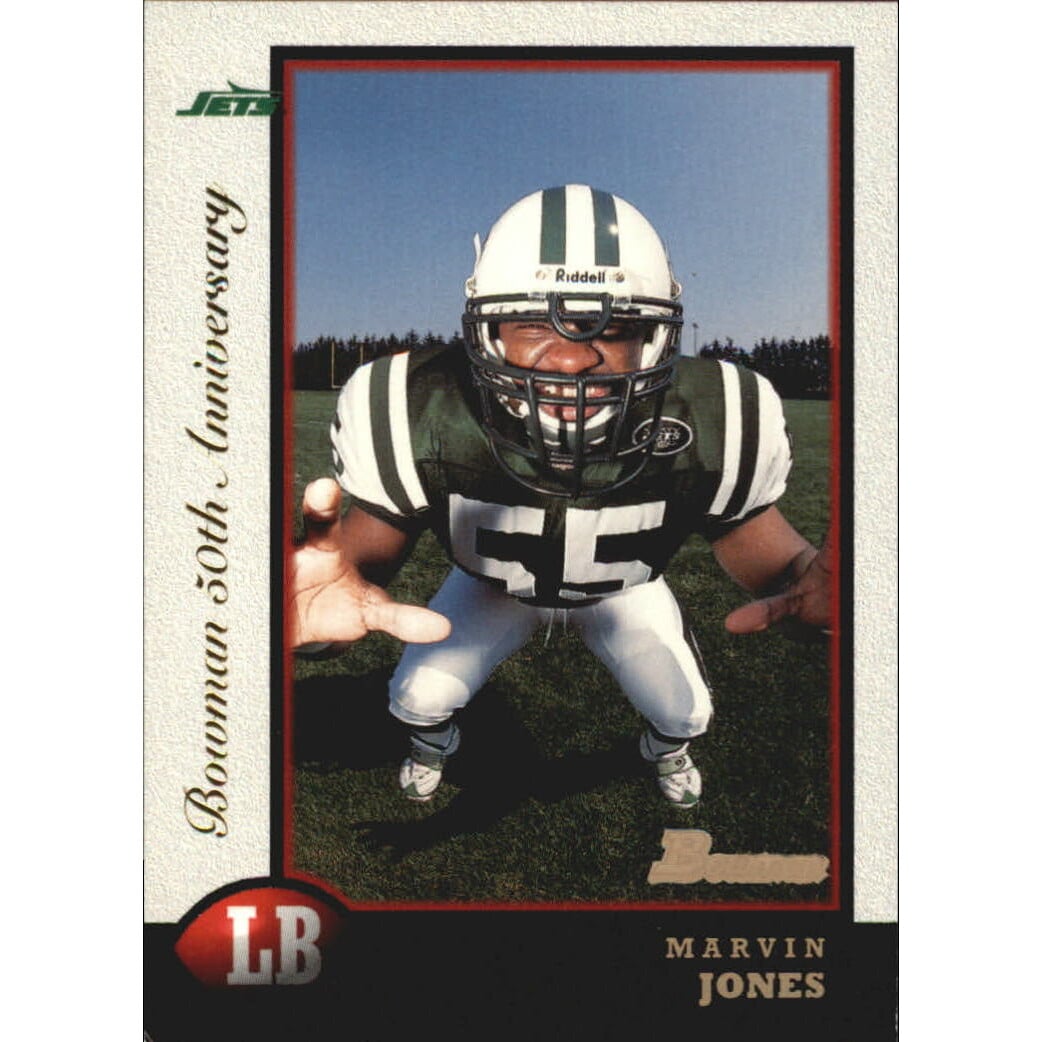 1998 Bowman Golden Anniversary #146 Marvin Jones. rookie card picture