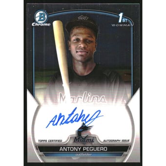 2023 Bowman Chrome Prospect Autographs #CPAAP Antony Peguero