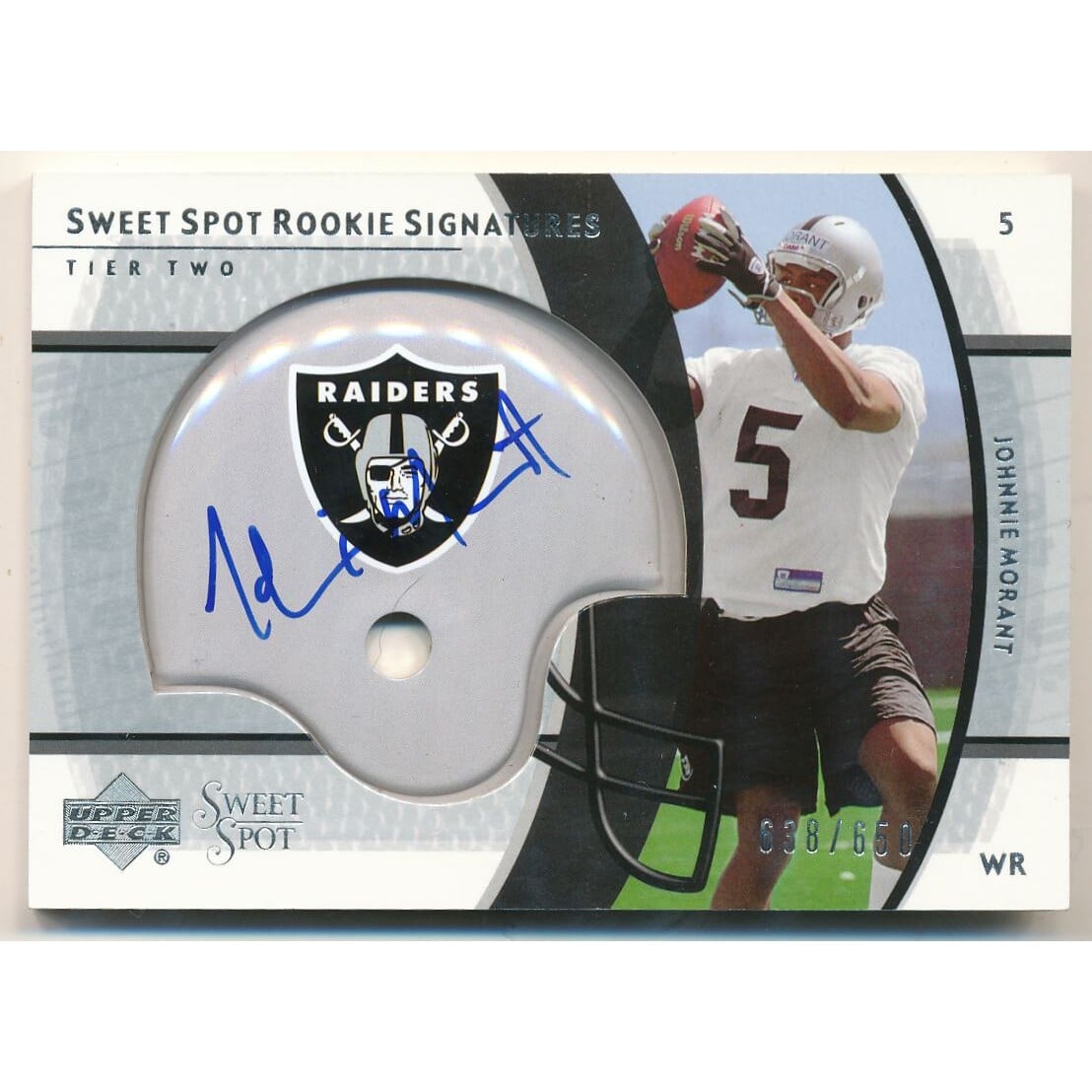 2004 Sweet Spot #242 Johnnie Morant AU/699 RC