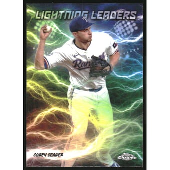 2025 Topps Chrome Lightning Leaders #LL9 Corey Seager