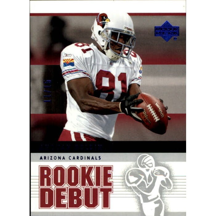 2005 Upper Deck Rookie Debut Blue #3 Anquan Boldin. rookie card picture