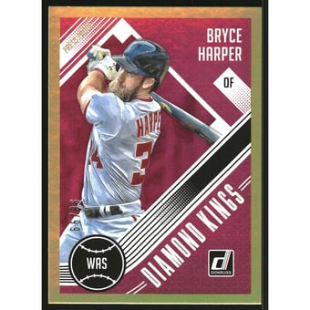 2018 Donruss Gold Press Proof #10 Bryce Harper DK