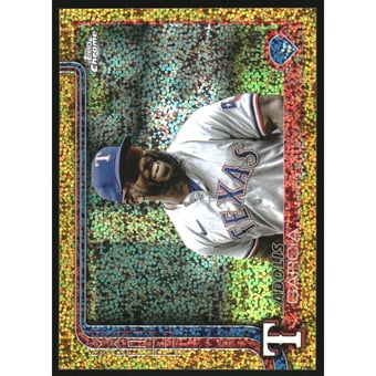 2025 Topps Chrome Photo Variations Gold Speckle Refractors #293 Adolis Garcia