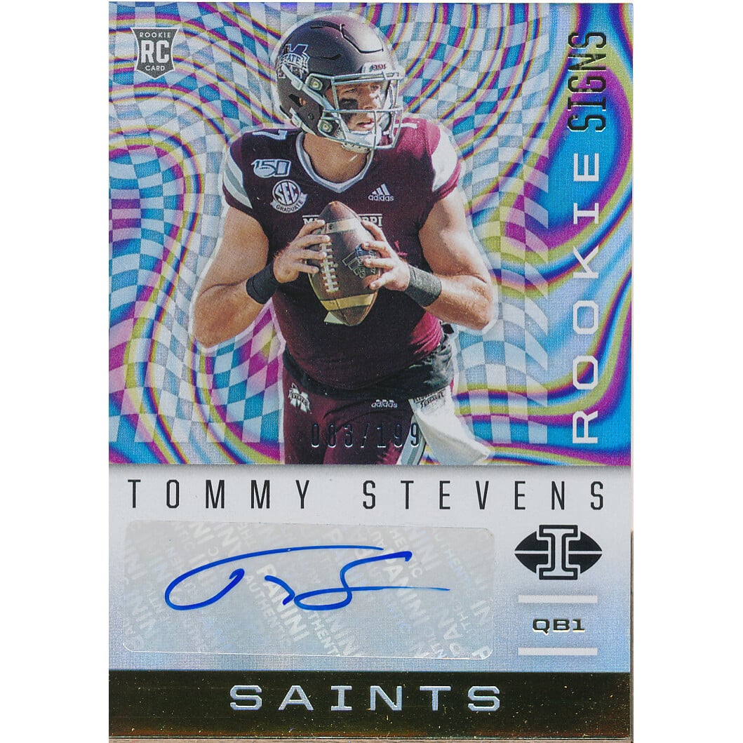 2020 Panini Illusions Rookie Signs #42 Tommy Stevens/199. rookie card picture