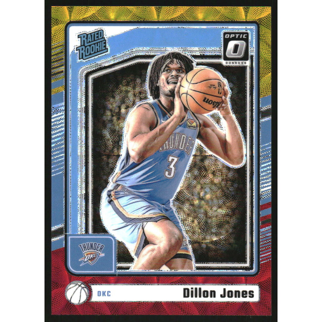 2024-25 Donruss Optic Red and Gold International #275 Dillon Jones RR