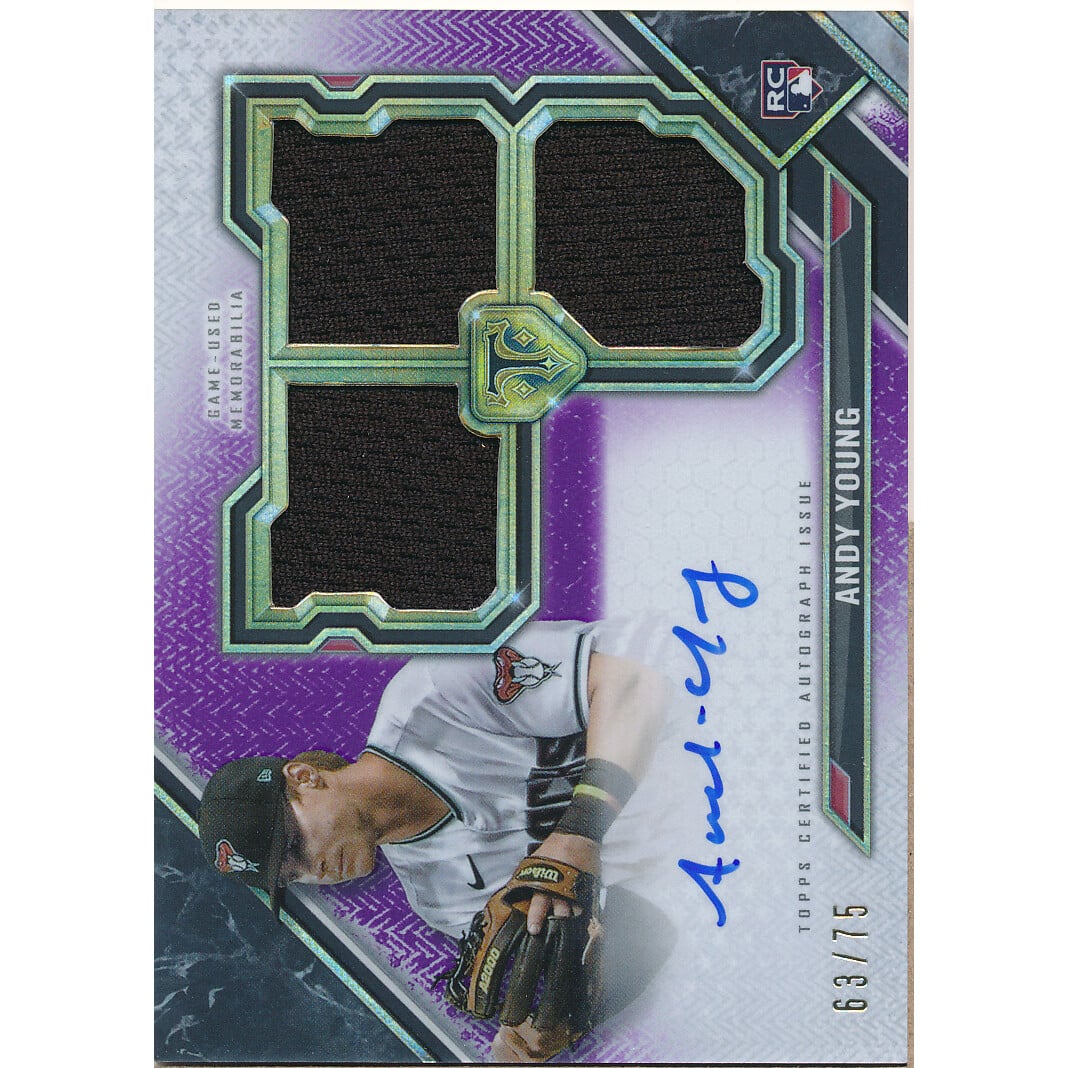 2021 Topps Triple Threads Amethyst #RFPARAY Andy Young. rookie card picture