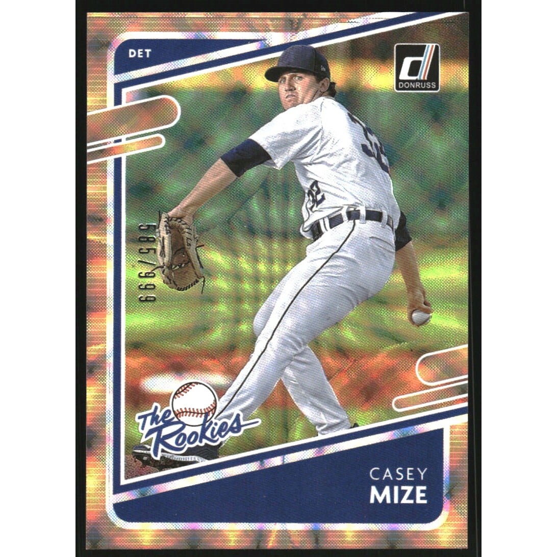2021 Donruss The Rookies #5 Casey Mize. rookie card picture